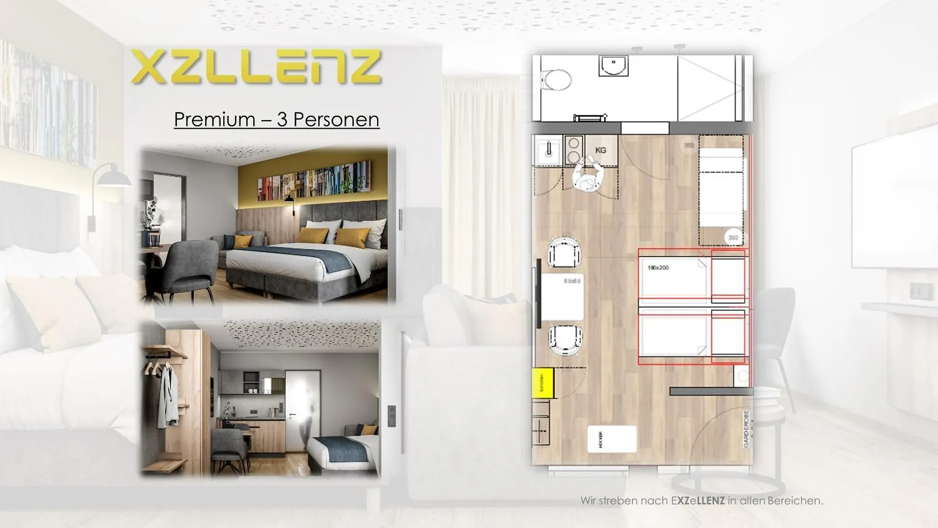Xzllenz Traum Studio-Apartment, Frei-Parken, U-Bahn, Kueche Nürnberg Apartment